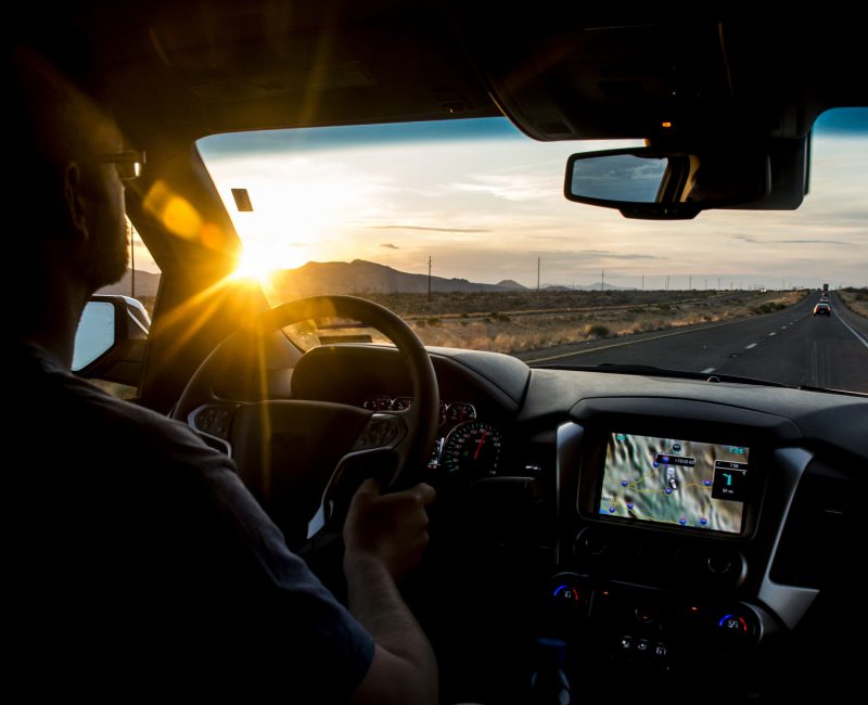 Safe driving in Las Vegas traffic, avoiding common car accident causes.